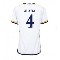 Real Madrid David Alaba #4 Domaci Dres za Ženska 2023-24 Kratak Rukav